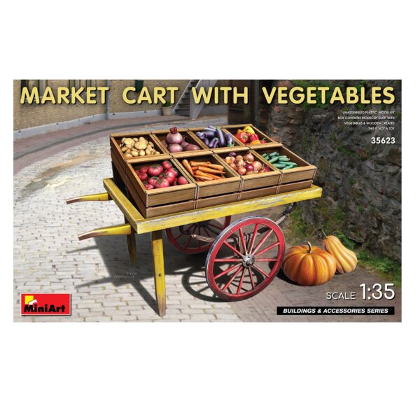 MINIART 1/35 - MARKET CART WITH VEGETABLES