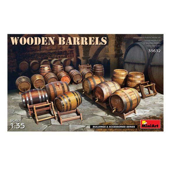 MINIART 1/35 - WOODEN BARRELS